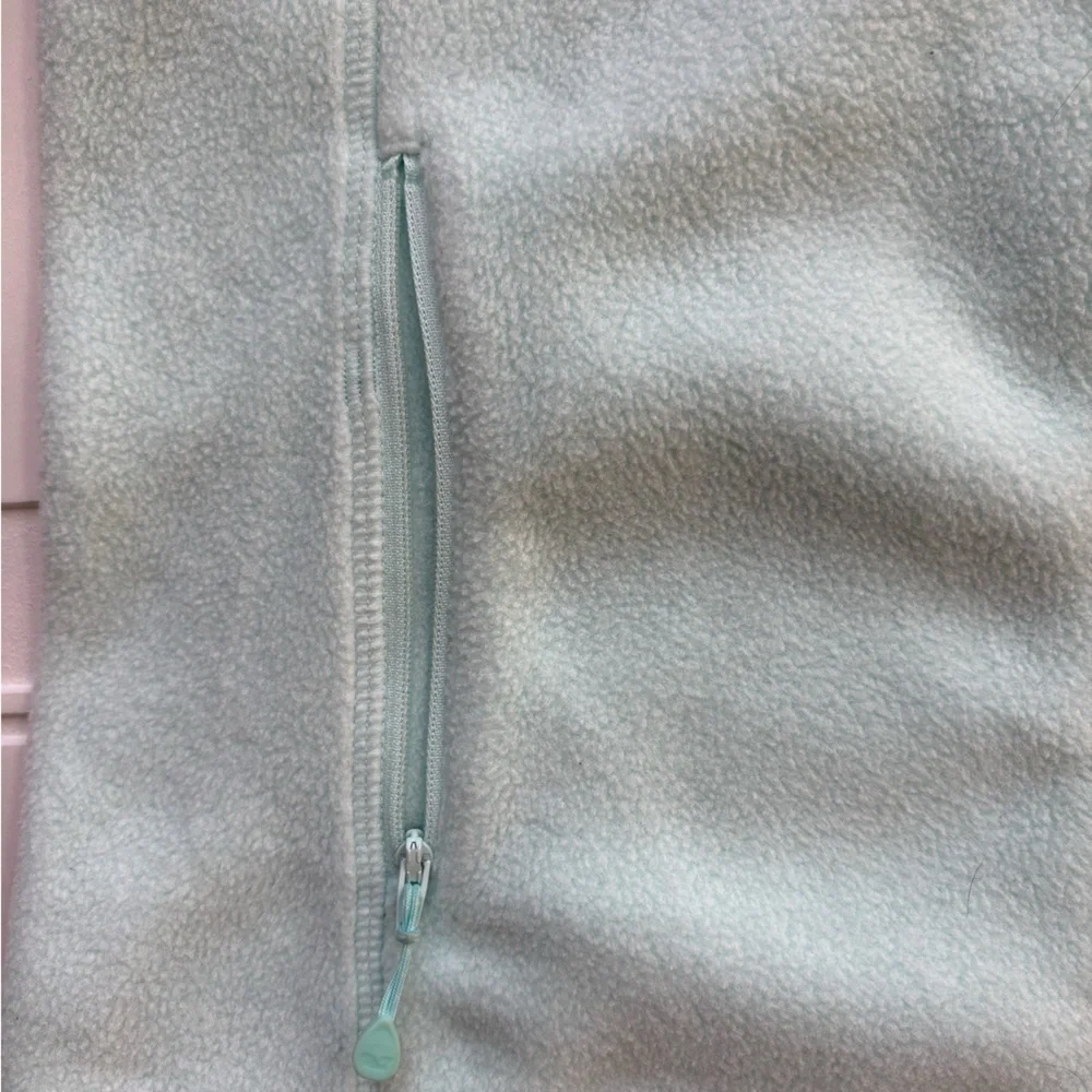 Vineyard Vines Women’s Fleece Full Zip Vest Mint Green Size XS - Picture 4 of 7